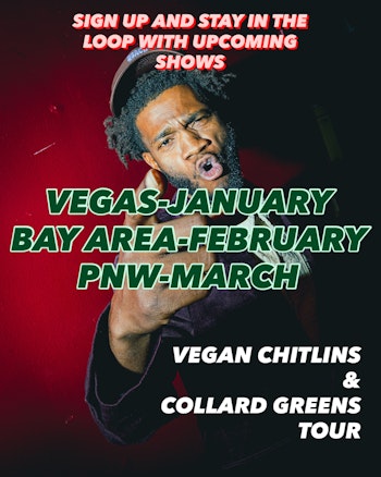 Vegan Chitlins & Collard Greens Tour