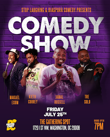 Diaspora Comedy Show Friday 7/25
