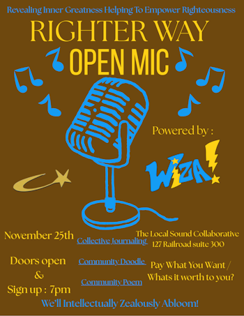 Righter Way Open Mic 