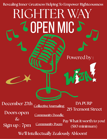 Righter Way Open Mic